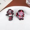 Dark Horror Doll Enamel Pins Custom Magic Girl Brooches Lapel Badges Clothes Gothic Jewelry Gift for Kids Friends