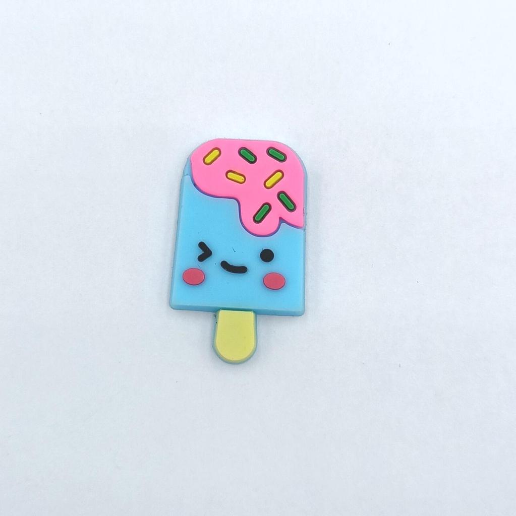 Cartoon Ice Cream Keychain, Phone Case, Hair and Shoe Accessories, DIY Buckles, and Storage Box