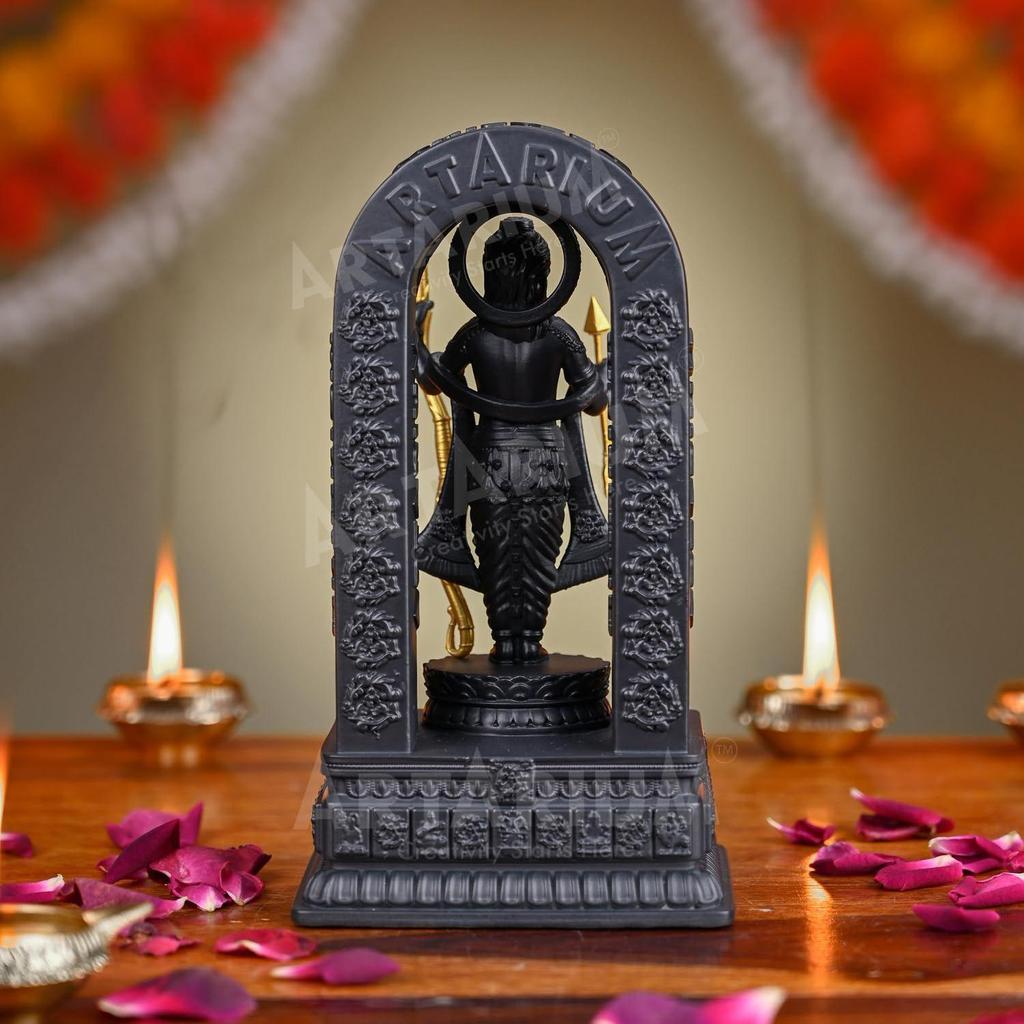 Shri Ram Murti Ayodhya Ram Lalla Idol for Car Dashboard Home Decor Living Room Showpiece (Ram Lalla )