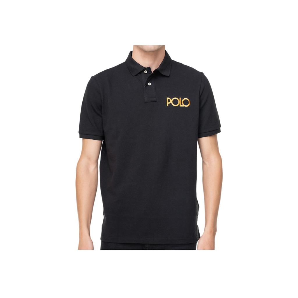 Polo Ralph Lauren Solid Color Letter Embroidery Casual Short Sleeve Polo Shirt Men Tops 710920206-001