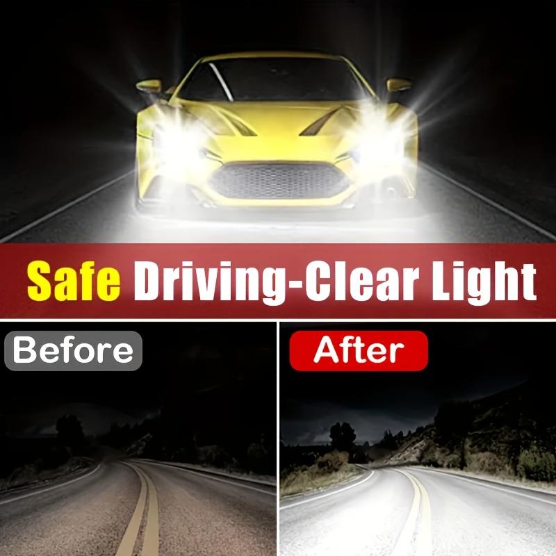 Car Headlight Restoration Polishing Kit - Scratch Remover and Oxidation Cleaning Repair Paste, for Headlight Assembly
