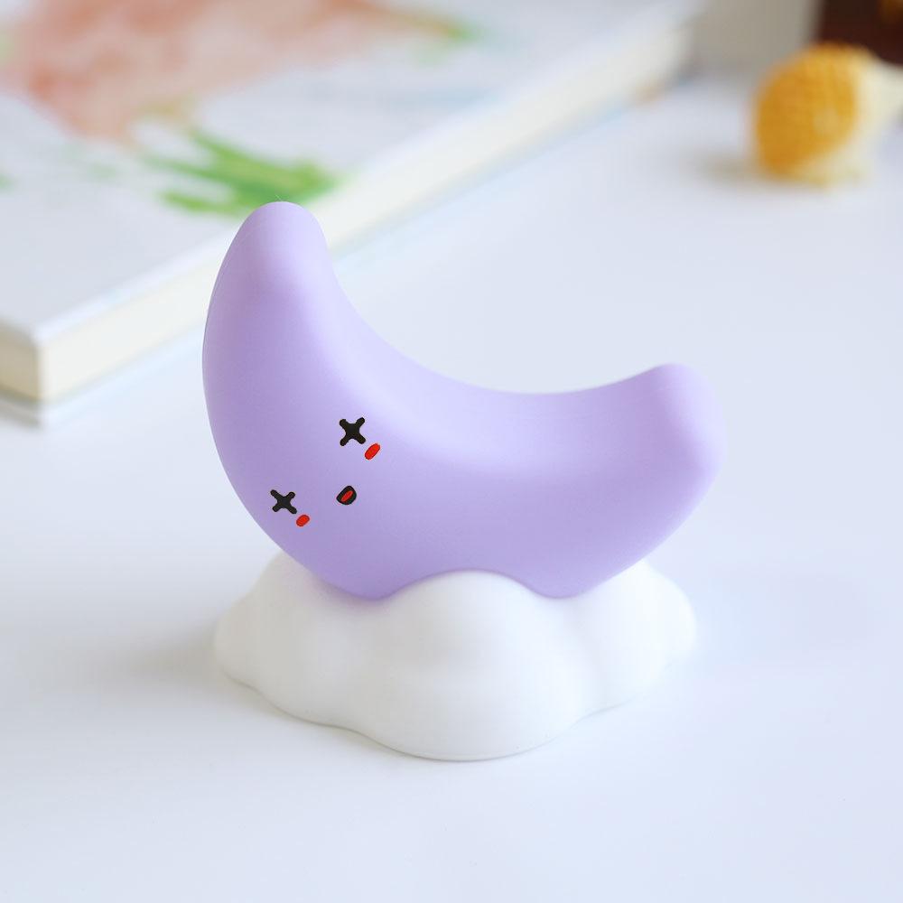 Multi-color USB Silicone Tap Light: Cartoon Kids' Night Light with Induction Sensor