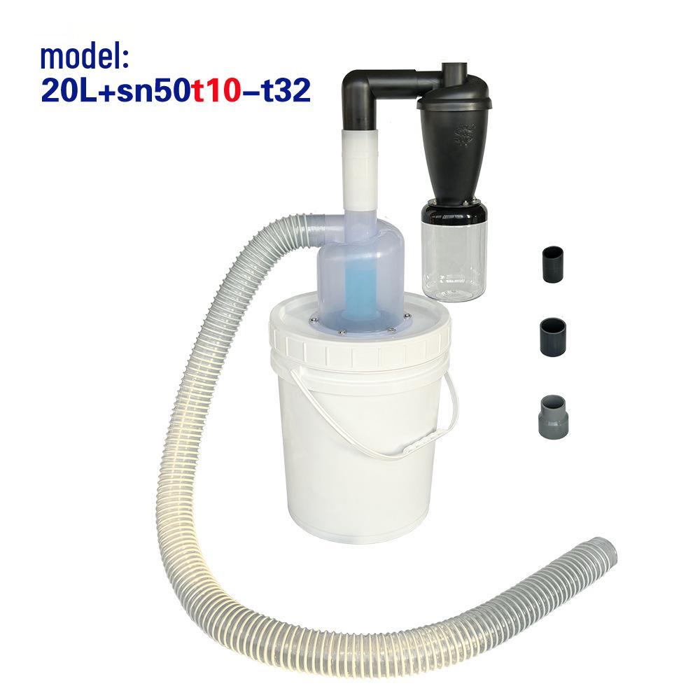 SN Brand Level 2 Dust Collection System: 20L Bin, 50mm Diameter for Efficient Dust Removal, Suitable for All Occasions
