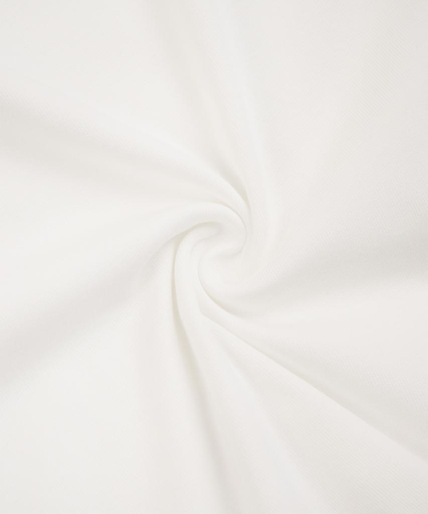 PEPLEE V-Neck Pocket Long Sleeve (White)
