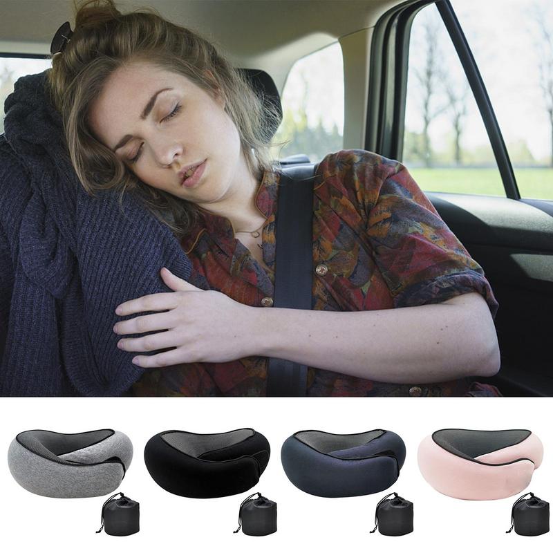 Travel Car Neck Memory Foam Pillow Airplane Pillow Neck Cushion U Shaped Travel Healthcare Memory Foam For Family And Travel