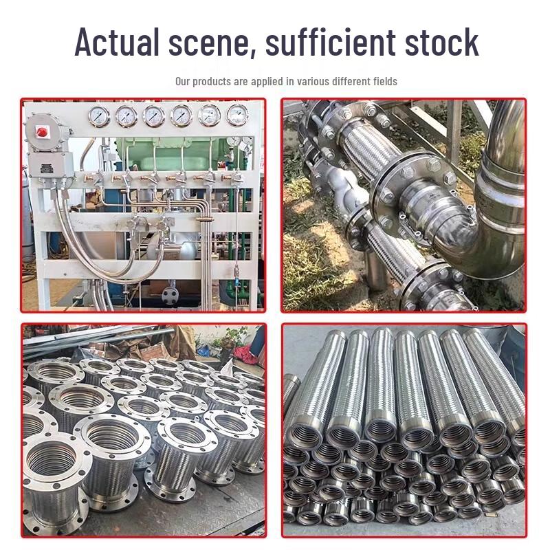 Steel Braided Flanged Metal Hose