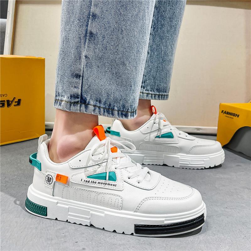 

Guochao 2025 board shoes men s low-top trend versatile Hong Kong style ins shoes men s tide shoes youth breathable casual shoes 39 белый