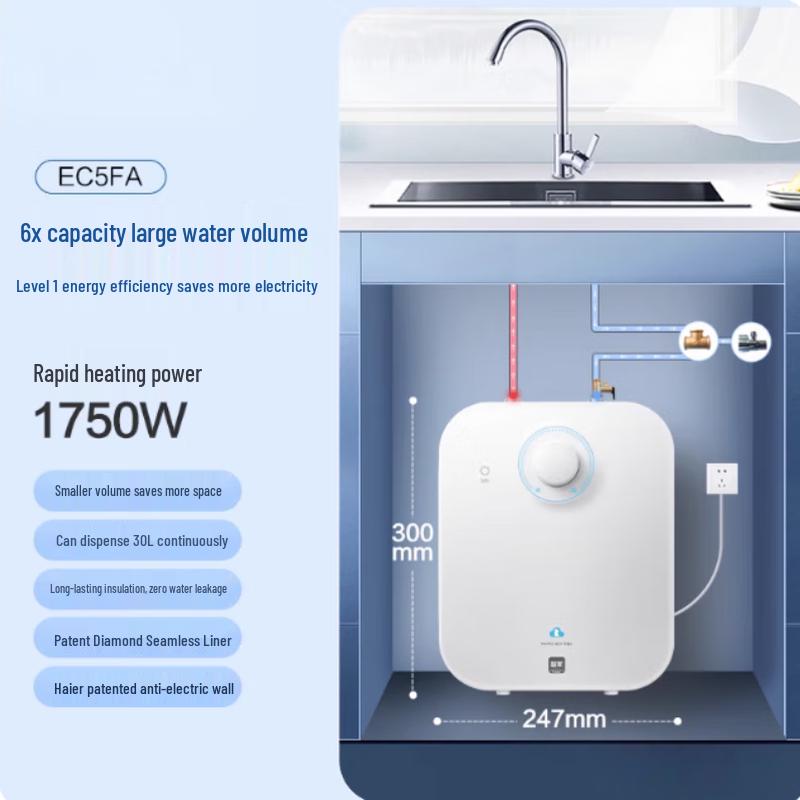 Энергоэффективный электрический проточный водонагреватель под раковину