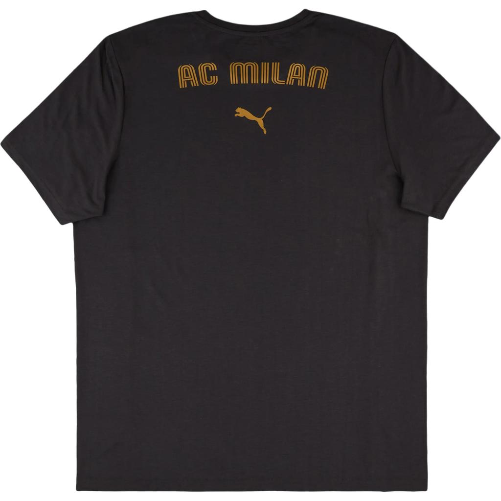 Puma AC Milán 2024-25 Neformální tričko s krátkým rukávem a kulatým výstřihem Unisex Top 777663-12