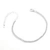 Summer Fine Paragraph Shiny Full Diamond Anklet Fashion Hundred Matching Sexy Anklet High-Grade Women's Anklets