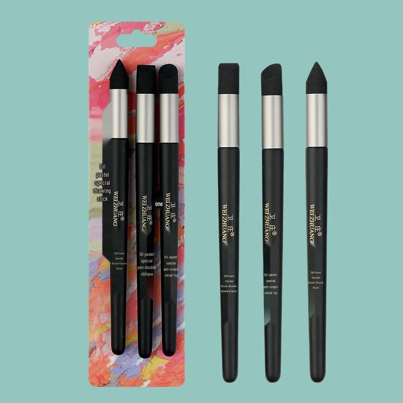 Sketching & Blending Tools Set: Blending Stumps, Sponge Ball, and Tortillon Paper