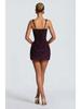 2025 European and American Spaghetti Strap Sexy Sleeveless Tie-Back Short Dress