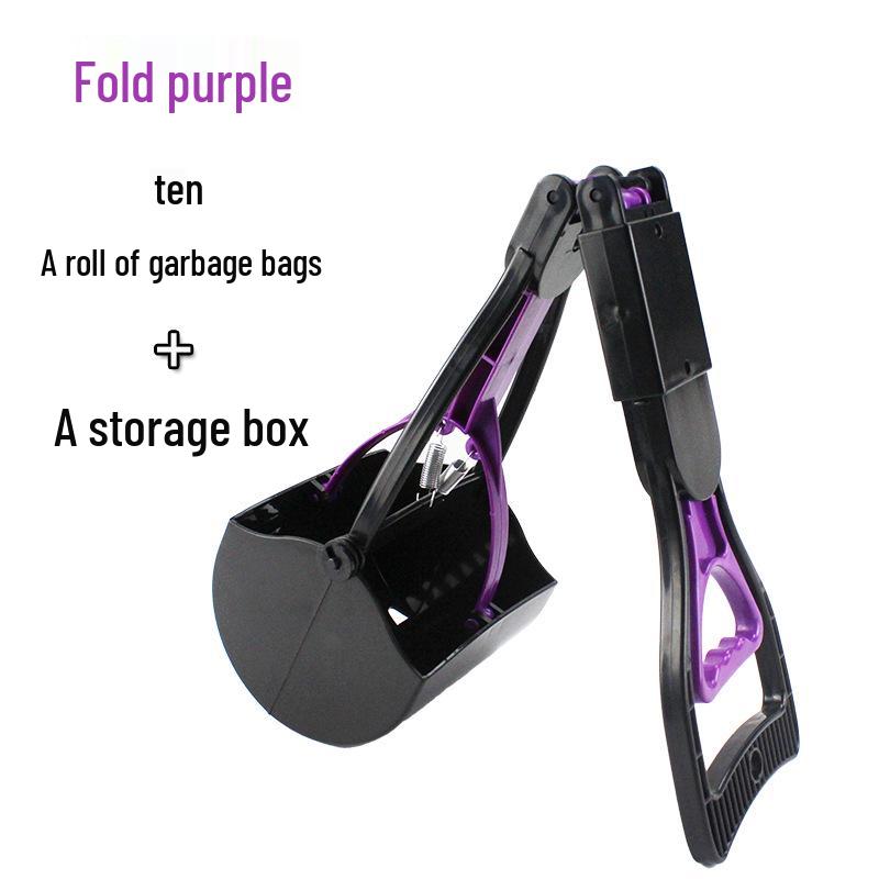 

Pet Pooper Scooper Set with Long Handle and Storage Box for Dogs & Cats