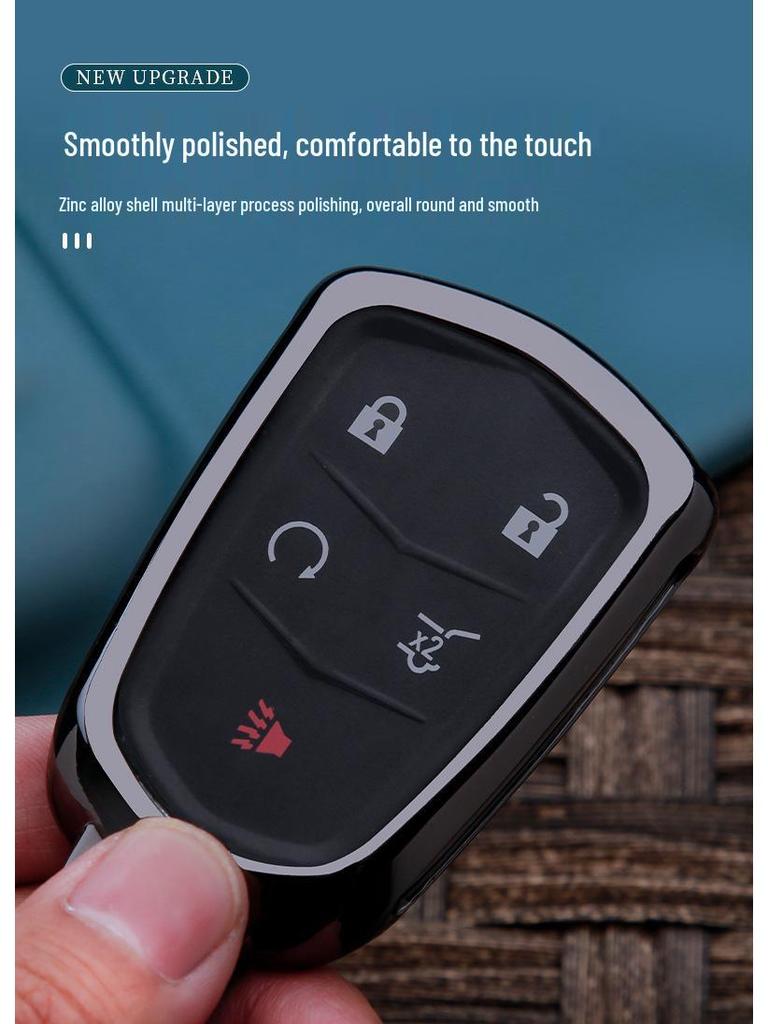 Cadillac Key Case: Fits XTS, XT5, XT6, CT6, XT4, CT4A, CT5 models.