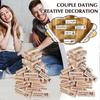 Spanish Tower Stack Game Couples Games Gifts Date Night Games Ideas Wooden