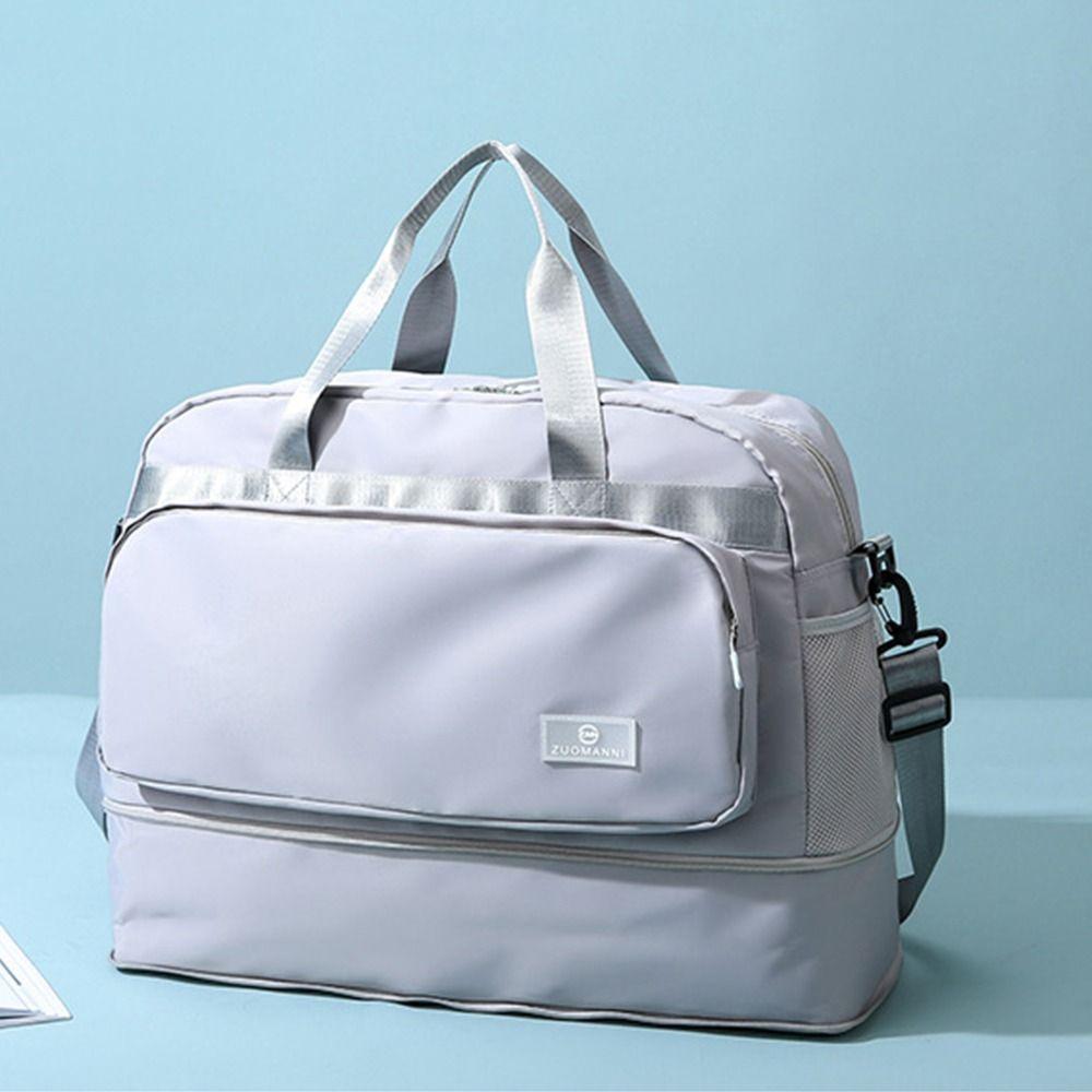 Expandable Women's Fitness Handbag Crossbody Travel Luggage Bag  Short-distance Travel