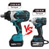 588VF 3/4 Inches 2100N.M Car Truck Repair Impact Driver Tool For 18V Battery High Torque Brushless Electric Impact Wrench