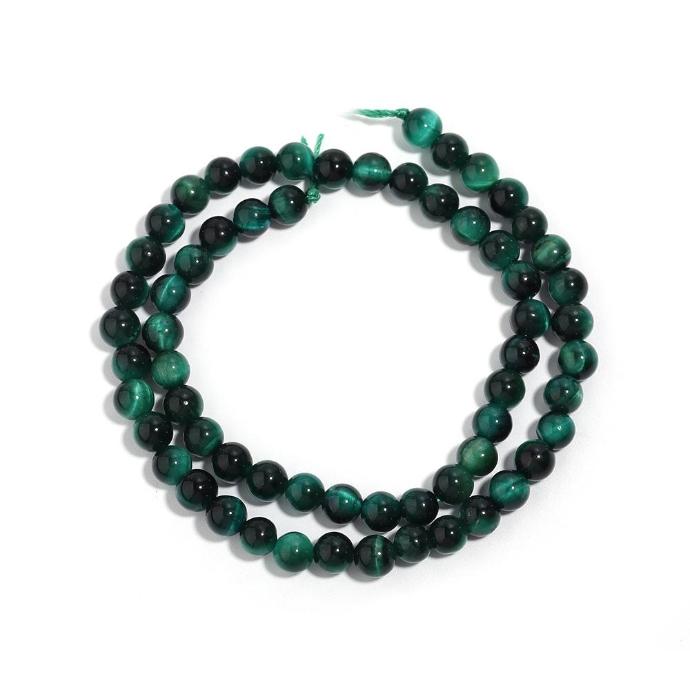 1 Strand 4/6/8/10/12mm Natural Stone Green Tiger Eye Beads Round Loose Bead For Jewelry Making DIY Bracelet Necklace Accessories