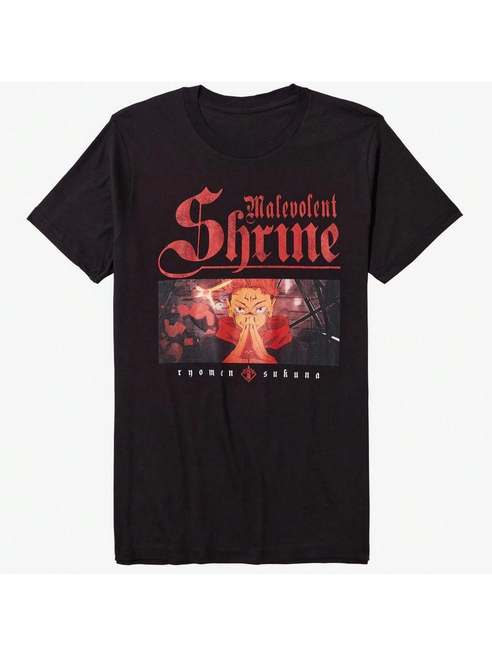 Sukuna Malevolent Shrine T-Shirt _ Printed Summer Luxury Brand Cotton unisex s And Wounisex s T-Shirt Short Sleeve S разноцветный
