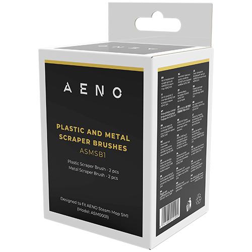 AENO ASMSB1 Set of Plastic and Metal Scraping Brushes for SM1 Mop 4 Pcs.