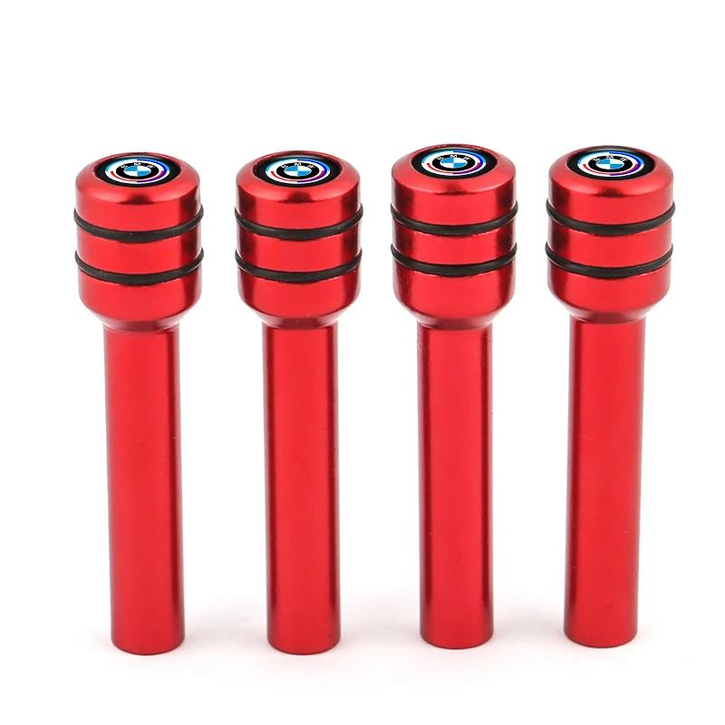 4Pcs Aluminum Alloy Car Door Lock Pins Security Rod Knob Cover For BMW M 50th Anniversary M5 E46 E90 F10 E39 E36 F20 E87 X1 X3 I GX6