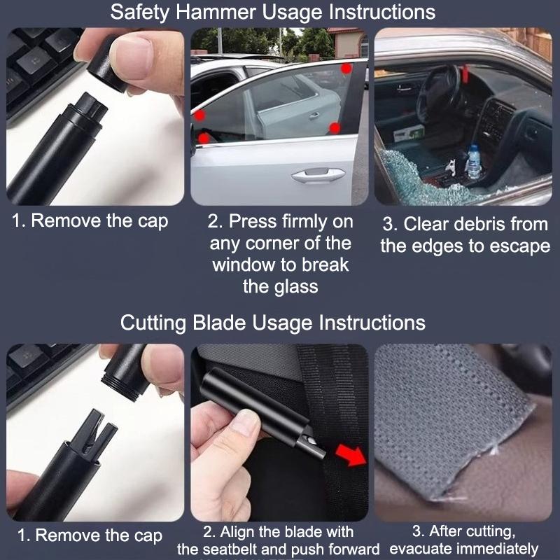For Leapmotor C10 C16 C11 C01 T03 B10 B01 Lafa5 Car Window Breaker Safety Hammer Glass Escape Emergency Tool Accessories