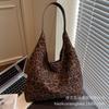 Leopard Print Bag Women's Large Capacity 2025 New Autumn and Winter Leisure Shoulder Mother and Child Bag Versatile Work Commuter Tote Bag