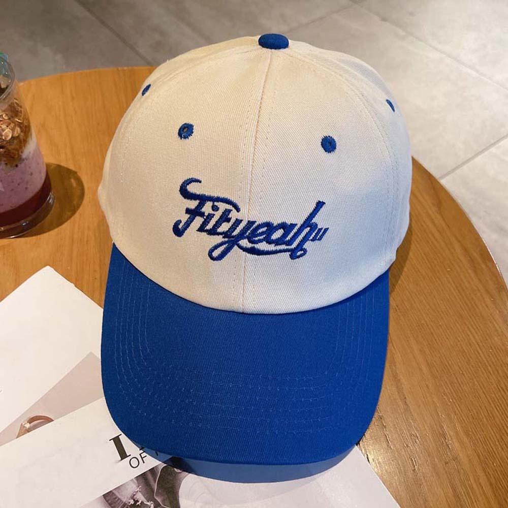 Adjustable Unisex Peaked Cap Sunscreen Summer Sunshade Hats Letter Embroidery Baseball Cap  Summer