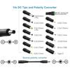 3-12V Adjustable Power Supply Adapter 36W with Overloads Protections 14 Interchangeable Connectors Charger