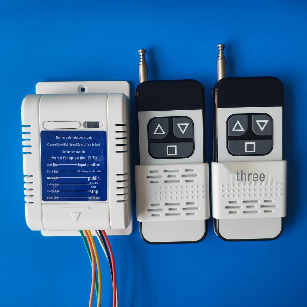 Universal Receiver for Fast Gate Barriers: 12-24V Remote Control with Long-Range Capability