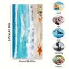 Super Absorbent Beach Towel - Ultra Soft Shell Design for Seaside Vacation & Camping | Quick-Dry Microfiber, Sand-Free & Machine