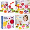 Wooden Kids Color Sorting Toy With Fruit Bead Clips For Early Education And Fine Motor Skills Development