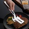 Multi-Function Stainless Steel Cooking Shovel Clip Kitchen Food Clamp Spatula Baking Tools Bread Clip