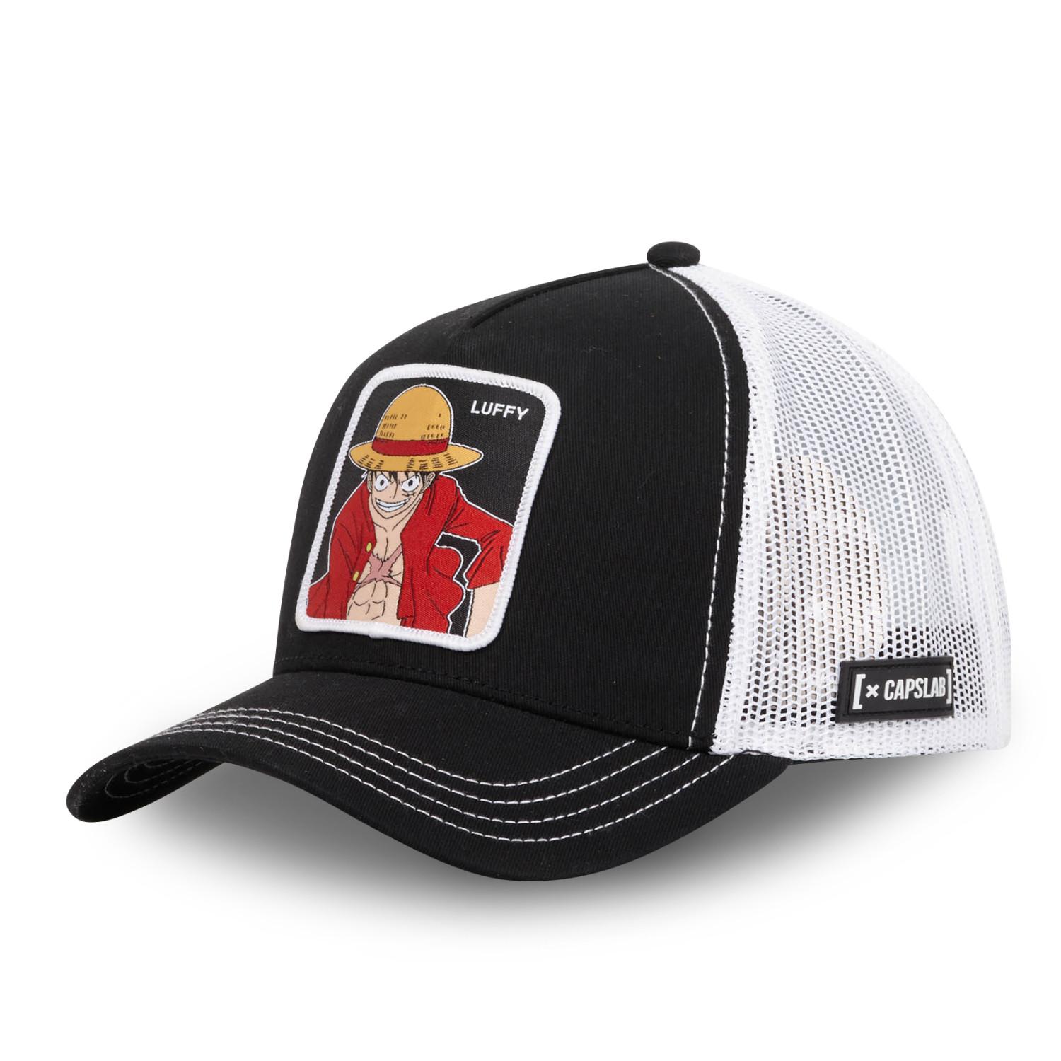 Capslab One Piece Luffy Black Trucker Cap - Adjustable, Lightweight - View #6