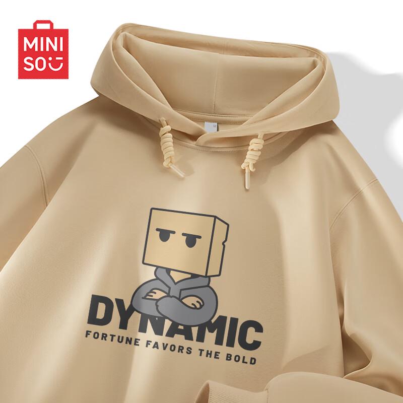 

MINISO Men s Z-Series Cartoon Print Heavyweight Loose Fit Hoodie 3XL