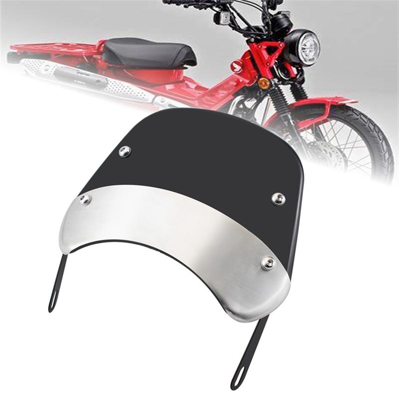 Authentic Motorcycle Windshield Wind Deflector Windscreen For HONDA CT125 CT 125 Super Cub -
