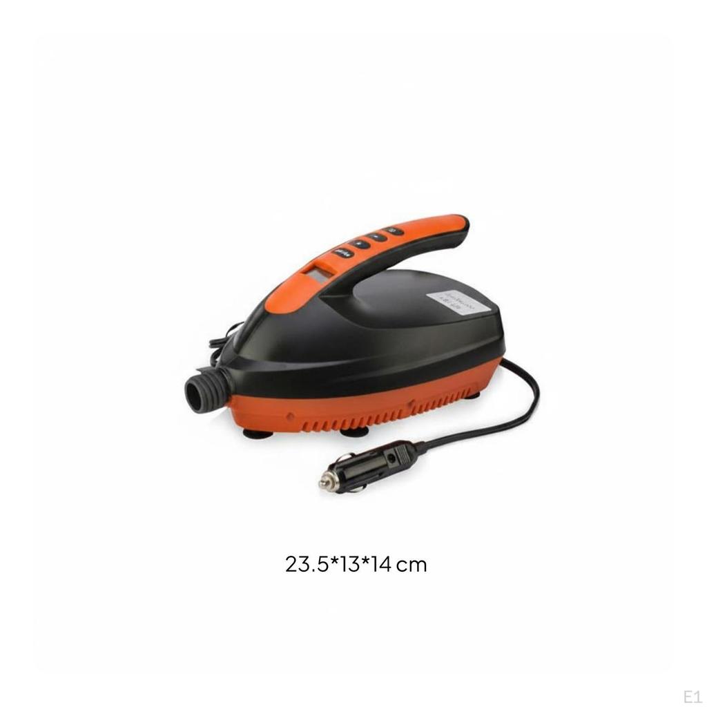 12v Car Air Compressor Nozzle Adapters Electric Pump Flexible Hose Portable Tire Inflator