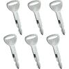 6PCS 57591 Ignition Keys Compatible with to-yota Forklift 57591-23330-71 | 575912333071 A62597 162597