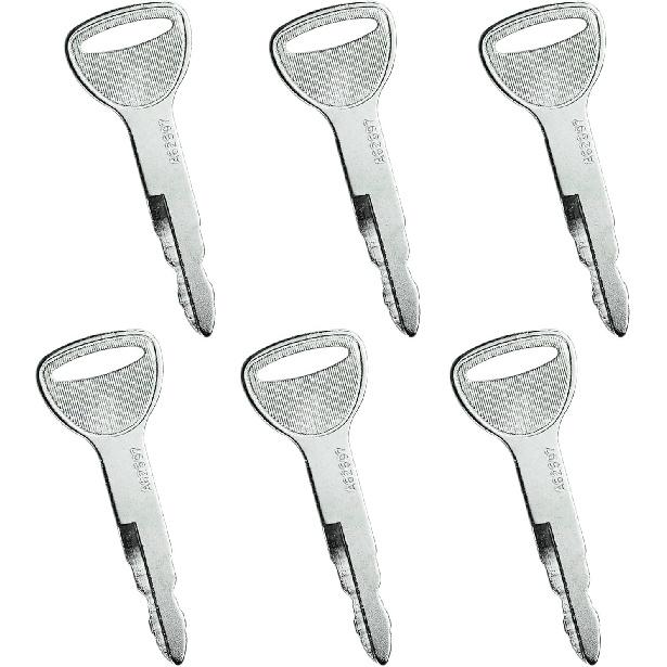 6PCS 57591 Ignition Keys Compatible with to-yota Forklift 57591-23330-71 | 575912333071 A62597 162597