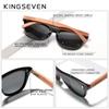 KINGSEVEN Brand Classical Wooden Sunglasses Men Retro Causal Polarized Rimless Women Glasses Anti-UV400 Wood Fashion Eyewear