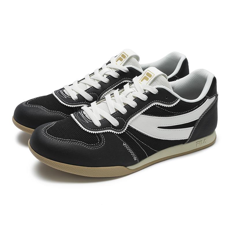 New FILA Trail Curved Edge Shoes Low Top Casual Shoes Men's Black White F12M522114FBG
