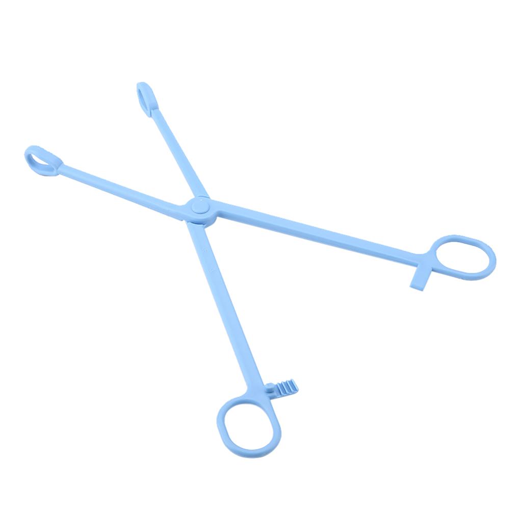 Blue Plastic Durable Useful Pet Clip for Snake Lizard Reptile Animal Food