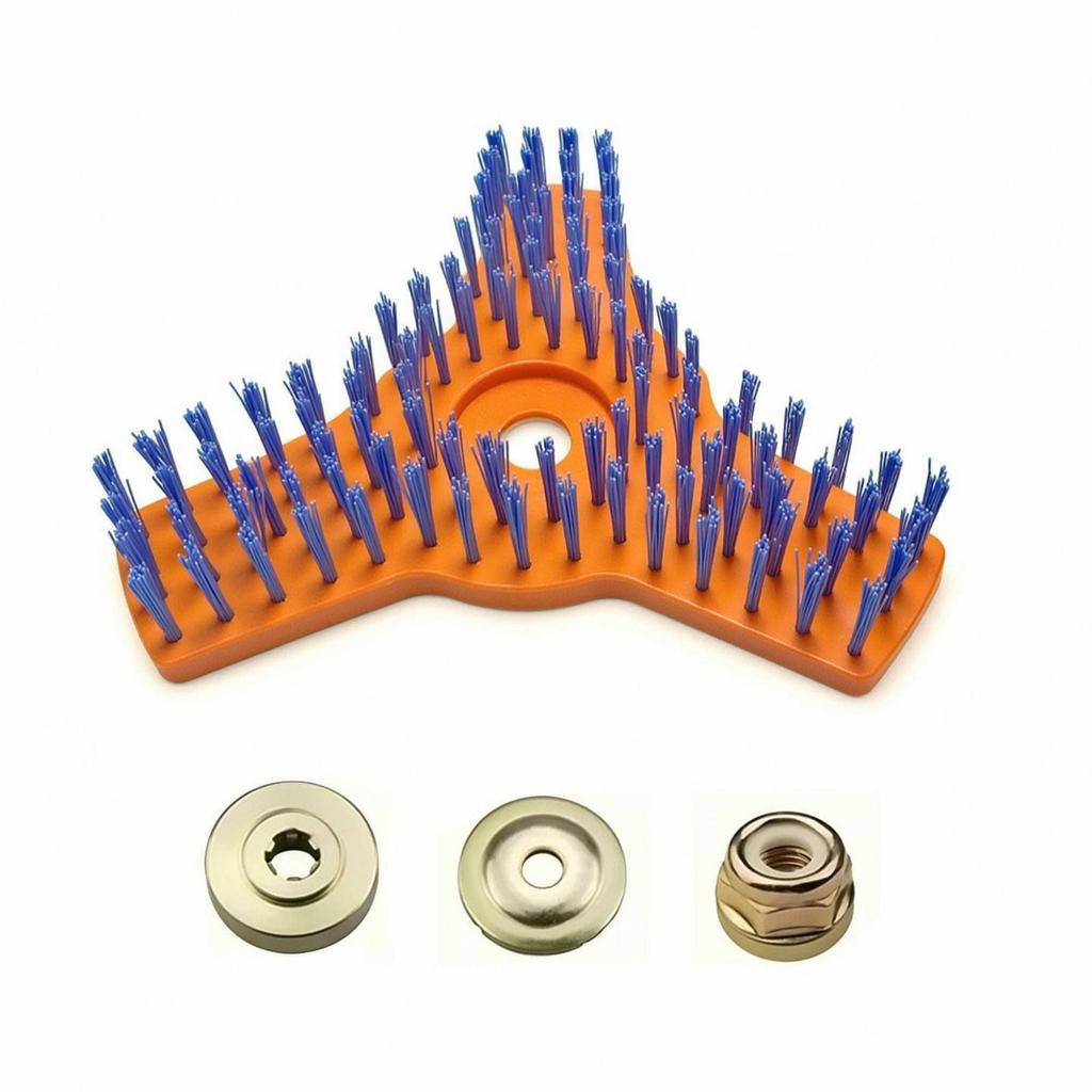 Scrub Brush Head Outdoor with Pole Socket Stiff Multi-Purpose for