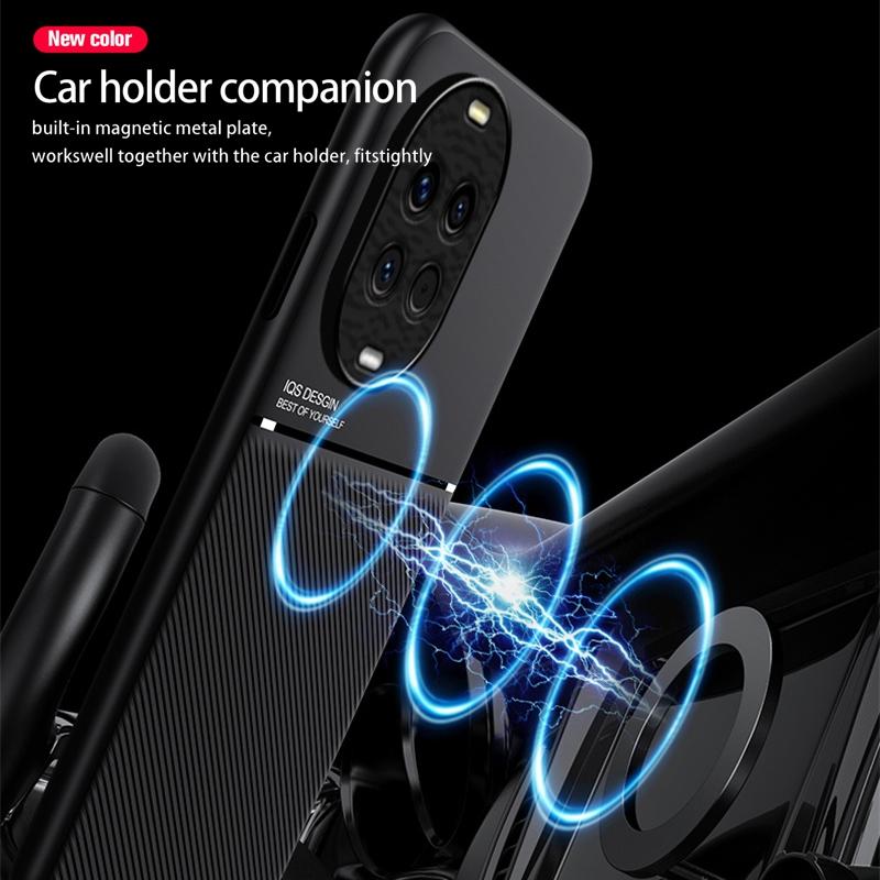 Rugged Non-Slip Case for Huawei Nova 14 Pro Protective Cover Magnetic Suction Holder Coque Fundas Capa