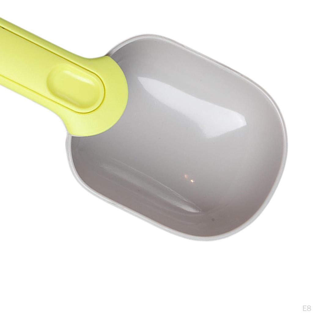 Canned Spoon with Handle Shovel Pets Cat Feed Measuring Sealing Bag Supplies