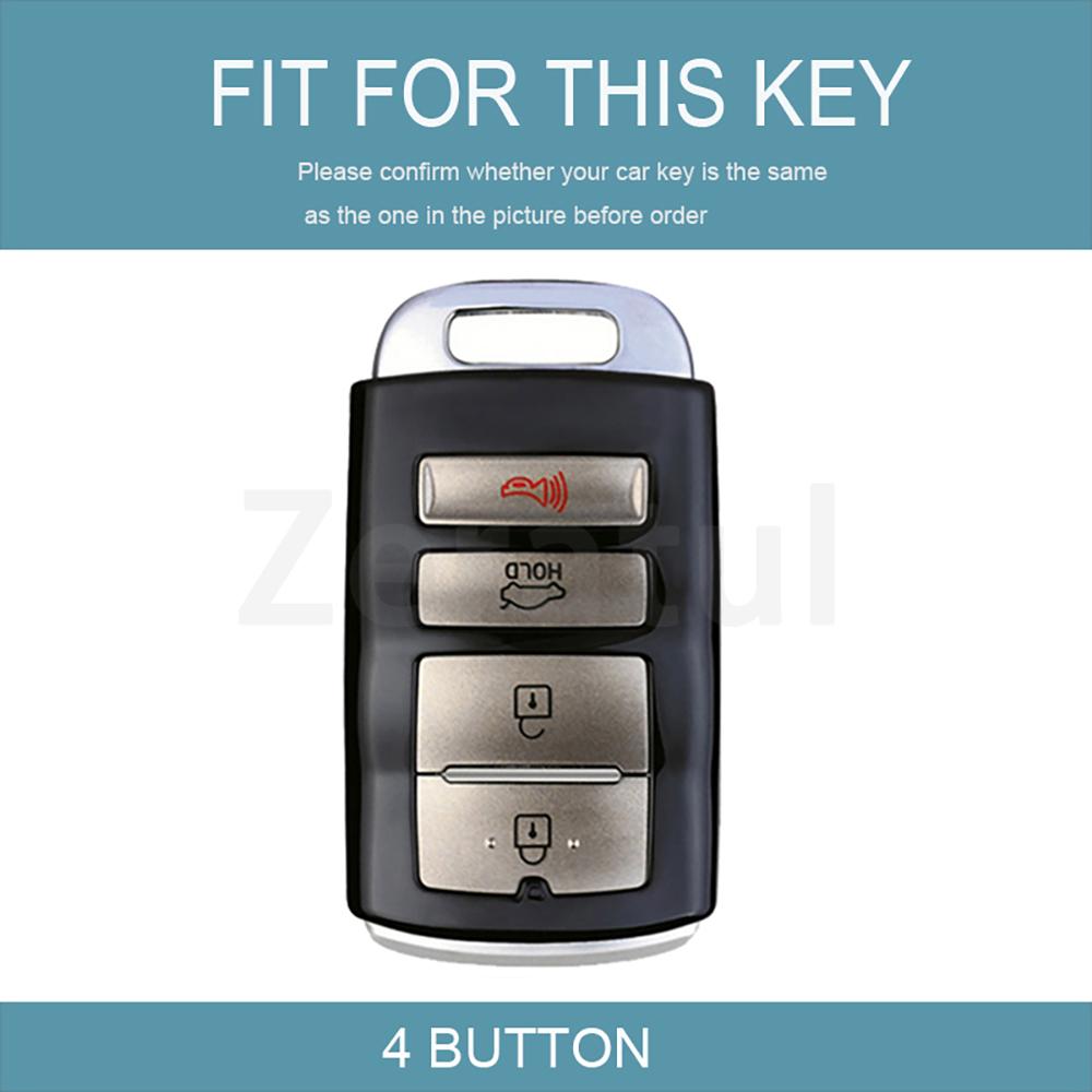 4 Buttons Tpu Keyless Auto Shell Fob Cover For Kia New K7 Cadenza K9 K7 K-04 Sorento K900 Car Key Case Holder Keychain Protector