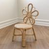 For Rattan Flower Kids Chairs for Events Birthday Party Hot Sale Kid Playroom Bedroom Furniture Handmade Baby Toddler Chair