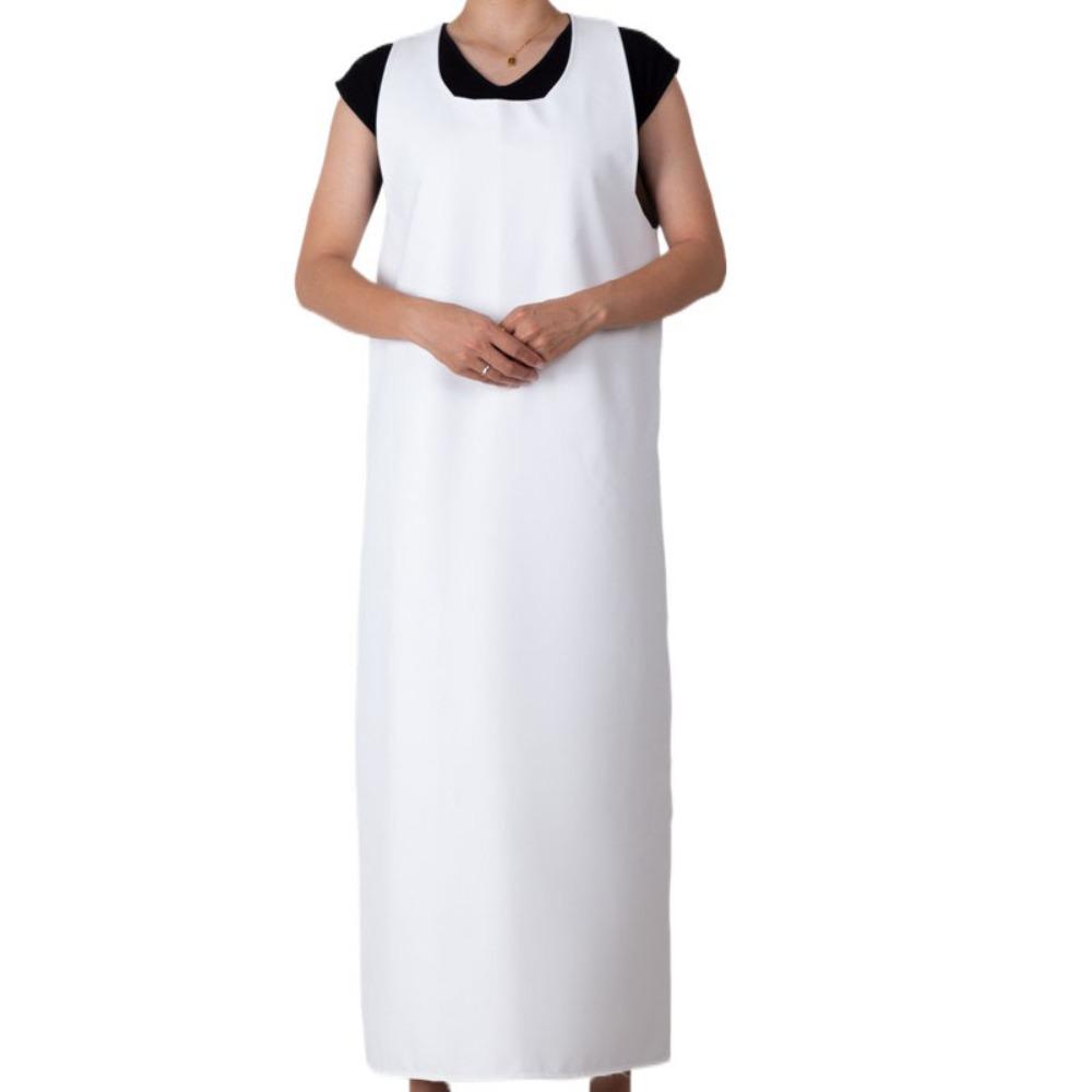 Oil-proof Work Smock Waterproof Cooking Work Clothes Durable Kitchen Apron Lab Work