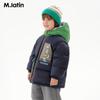 M.Latin Kids' Winter Mid-Length Printed Down Jacket