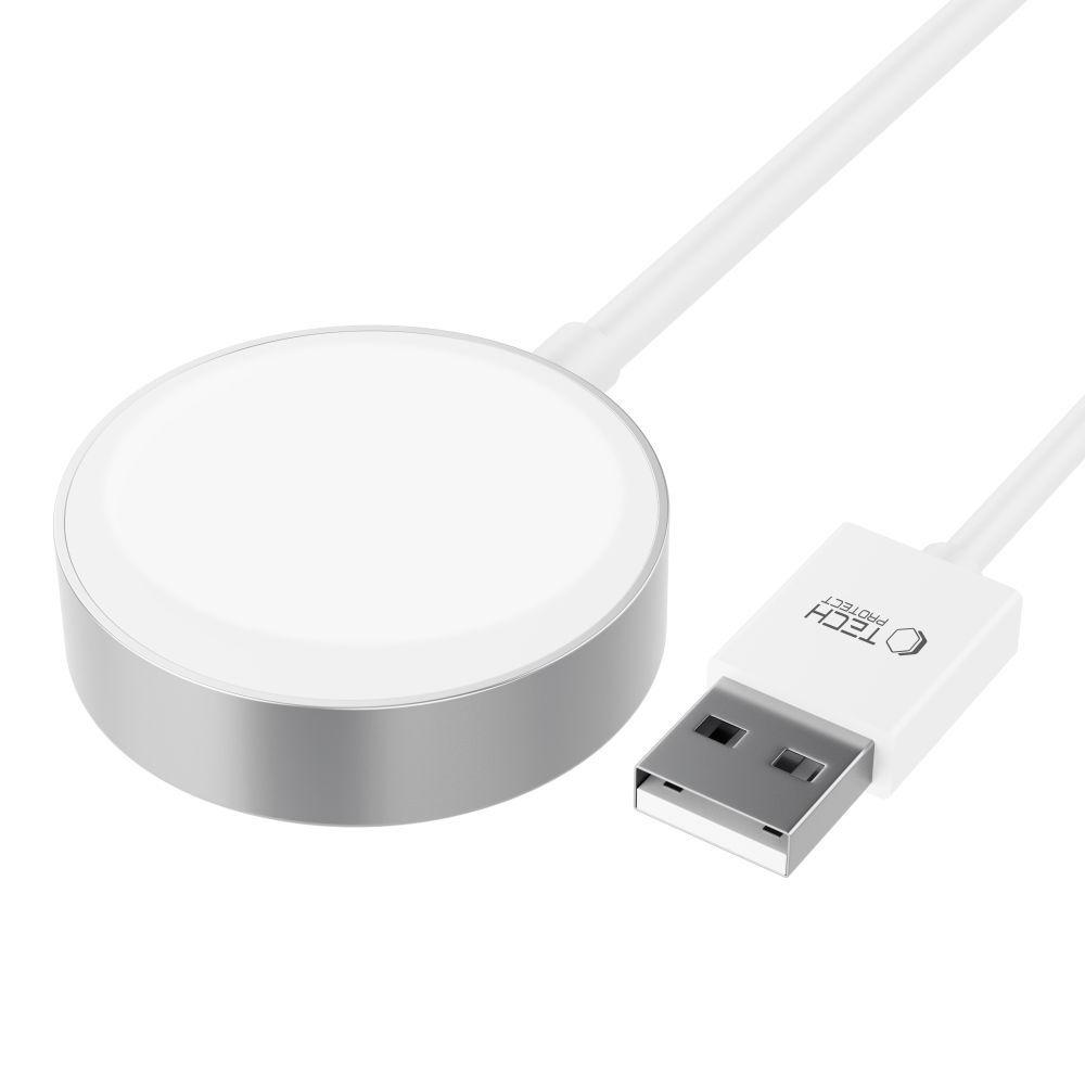 Magnetic Inductive Charger For Apple Watch 1.2M Usb-A Ultraboost - White